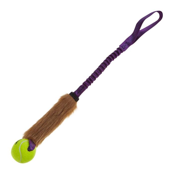 Faux Fur ball BUNGEE - TUG tennis Ball