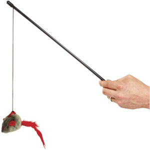 FLAMINGO - Canne à pêche souris + Son