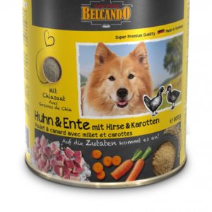 Poulet Canard Millet Carottes - Aliment Humide - Belcando