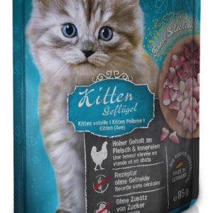 Kitten Volaille 85g en sachet fraîcheur pour chaton - Leonardo